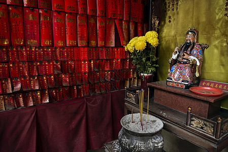 中华大寺庙的中国传统小神庙神社海女迷信数字宗教传统寺庙文化图片