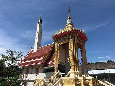 Bang Kobua的佛教寺庙图片
