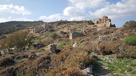 废墟和圣索菲亚教堂图片