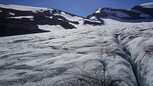 冰雪天空石头冰川风景峡湾溪流旅行图片