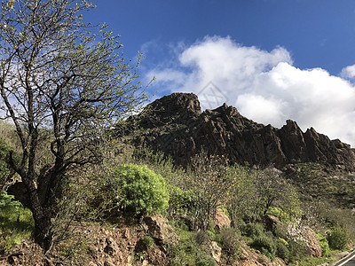 山区山脉岩石图片