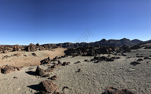 迭代山周围的景观月亮火山顶峰太阳岩石图片