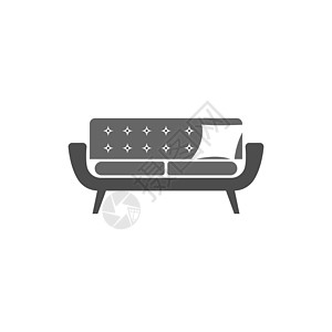 家具标志图标矢量平面设计酒店公司零售座位长椅画廊长沙发标识商业办公室图片