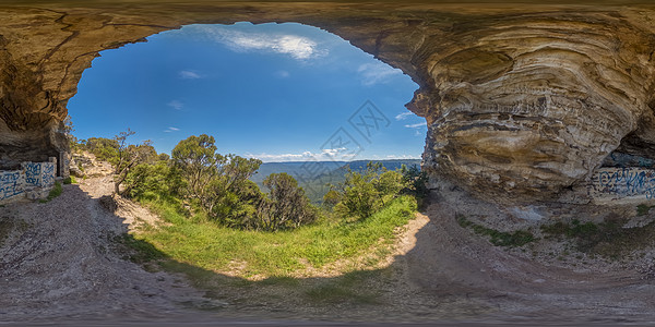 来自的Jamison河谷球形360全景照片旅游衬套沟壑游客灌木丛岩石边缘土地悬崖天空图片