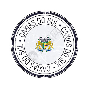 Caxias 市做 SulBrazil 矢量 stam图片