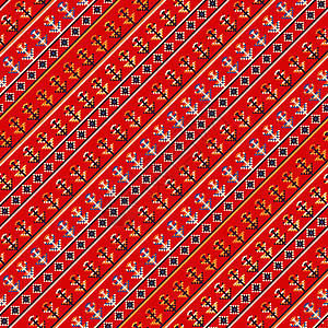 罗马尼亚传统图案 7刺绣民间纺织品几何绣花艺术地毯文化织物装饰品图片