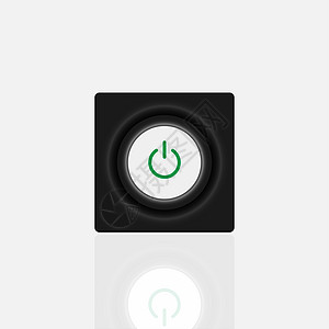 按钮开关 2圆形绿色网络圆圈互联网界面网站导航电气电脑图片
