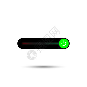 按钮被包围在绿色和白色的圆圈中 白色背景中有阴影力量控制下载活力标识控制板技术网站圆形工具背景图片