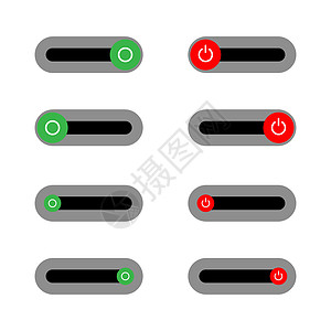 按钮开关互联网圆圈绿色工具网站电子控制板下载插图控制图片