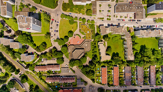 德国巴伐利亚梅明根市的顶端景色旅游房子街道旅行地标场景建筑天际胡同天空图片