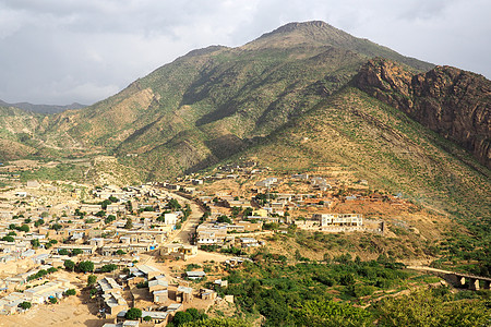 埃塞俄比亚边境小镇德旺 位于埃塞俄比亚厄立特里亚边境图片