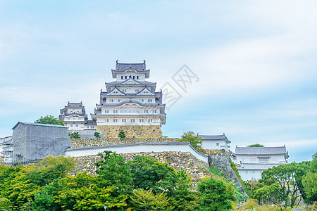 日本冰木吉城堡历史世界堡垒建筑学旅游吸引力城市建筑城堡遗产图片