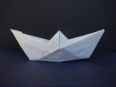 玩具纸纸船蓝色游戏平方方格图片