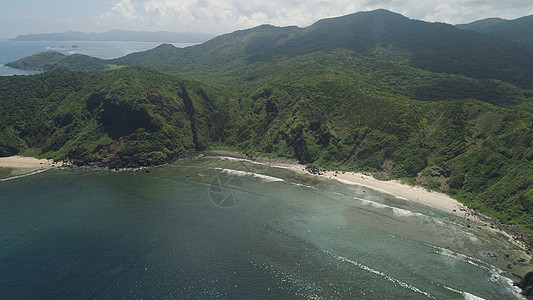 帕劳岛的海岸 菲律宾海洋旅行风景假期海岸线蓝色石头热带天空支撑图片