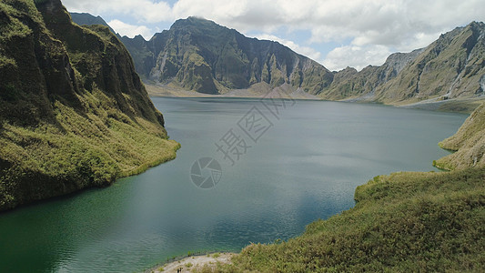 菲律宾皮纳图博湖 吕宋鸟瞰图陨石森林天空礼士顶峰风景悬崖地区旅行图片