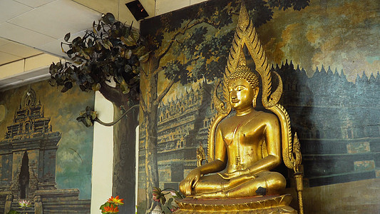 巴厘寺庙岛的布达雕像宗教神社旅行建筑学文化地标寺庙崇拜佛教徒建筑图片