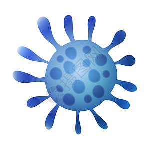 新冠肺炎 预防冠状病毒 白色背景上的模板图标 感染病毒的概念 爆发和冠状病毒流感背景与大流行病一样危险的流感毒株病例 3D 矢量图片