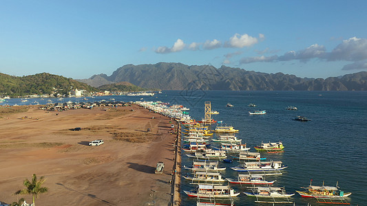 菲律宾 帕拉万 布苏安加和布苏扬加海洋热带旅游旅行港口海岸冠冕海景图片