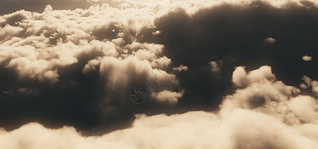 飞在云层之上 抽象 3d rende插图天空天气天线空气航班全景高度天堂云景图片