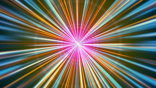脉冲星射线光抽象运动蓝色微光圆圈辐射光束耀斑辉光光环太阳图片