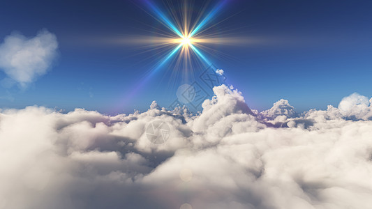 飞越大云景观风暴气氛天线太阳自由飞机蓝色天堂航班阳光图片