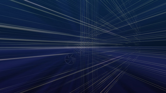 空间中的 3d 线霓虹立方体隧道展示艺术辉光盒子网格活力反射技术网络图片