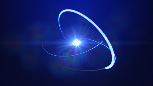 原子分子轨道中子抽象质子技术圆圈艺术插图蓝色科学运动力量物理图片