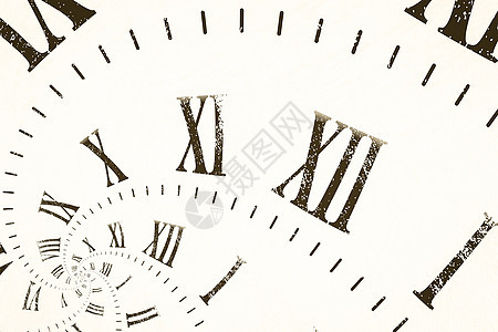 Droste 效果背景与无限时钟螺旋 与时间相关的概念的抽象设计滴答环形商业警报困惑运动工作黄金小时尖塔图片