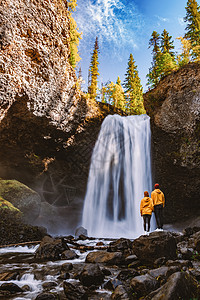 Wells Gray 不列颠哥伦比亚省加拿大 Cariboo 山在加拿大不列颠哥伦比亚省克利尔沃特镇附近的省立公园的 Murtl图片