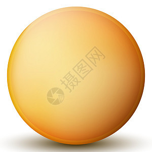 玻璃黄色球或珍贵珍珠 光滑现实的球 3D抽象矢量插图在白色背景上突出显示 大金属泡沫和阴影网络玻璃球气泡蓝色液体按钮塑料球体圆圈图片