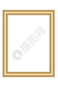 方形金色复古木制框架适合您的设计 复古封面 放置文本 用于绘画或照片的复古古董金色漂亮矩形框 它制作图案矢量模板金子木头画廊插图图片