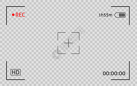 相机取景框 显示快照数字视频记录屏幕 模板光圈展示作品边界预览摄像机生产摄影监视录音机图片