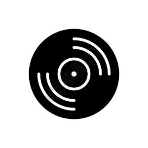 乙烯基 recordlp 记录矢量字形 ico旋律光盘磁盘塑料岩石音乐歌曲专辑流行音乐留声机图片