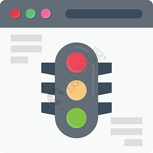 交通街道信号运输插图浏览器安全警告互联网控制红绿灯图片