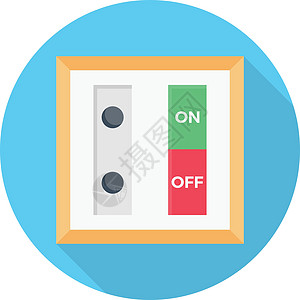 开关技术活力电子插图说明按钮网络操作电气控制图片