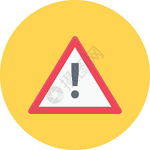 警告风险警报插图事故冒险三角形网络注意力危险安全图片