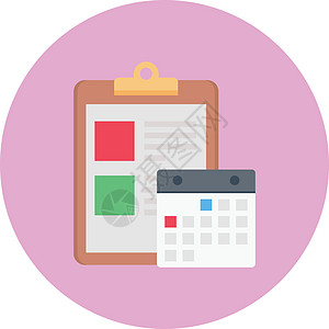 日历列表标记时间清单插图会议商业技术办公室报告图片
