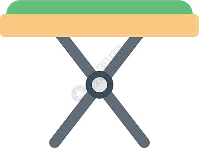 铁桌子铁架子艺术工作平面设计线条熨烫皱纹服务图标图片
