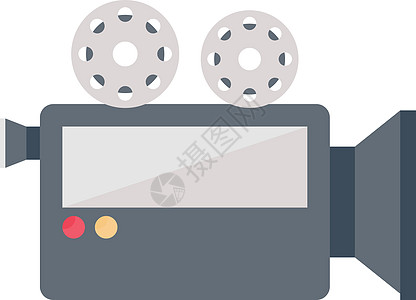 电影插图摄像机照片网络扬声器卷轴大众技术电视视频图片