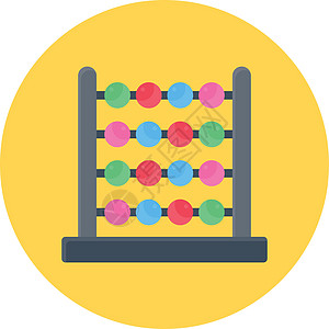 算盘金融玩具数数计算器统计学校科学教育插图会计图片