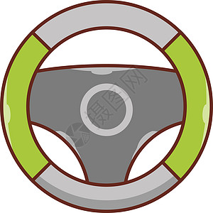 驾驶运输插图圆形司机车辆运动控制车轮游戏喇叭图片