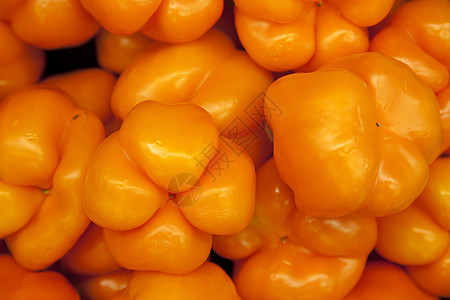 橙色胡椒市场烹饪水果食物农业橙子收成美食蔬菜团体图片
