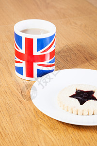 英国茶和明星饼干图片
