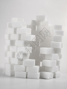 静生摄影糖果饮食立方体黑色白色蔗糖葡萄糖碳水棕色小路图片
