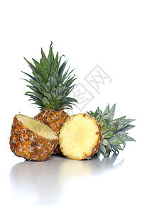 菠萝宏观叶子水果养分美食果汁食物小吃橙子热带图片