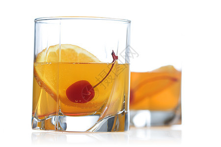 静生摄影饮料水果魅力热带反射玻璃果汁立方体液体派对图片