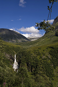 Geiranger附近瀑布图片