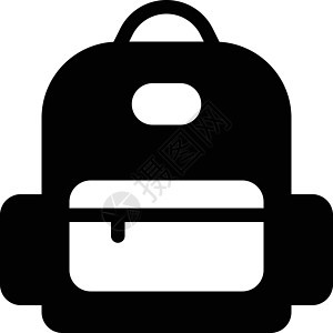 背包旅游学校学生艺术教育书包黑色学习图书运动背景图片
