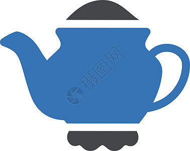 茶壶插图标识厨房白色杯子食物巧克力艺术黑色咖啡图片