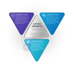 三角形信息图表 三角图分为3部分编队训练草图战略手绘部门商业概念库存营销图片